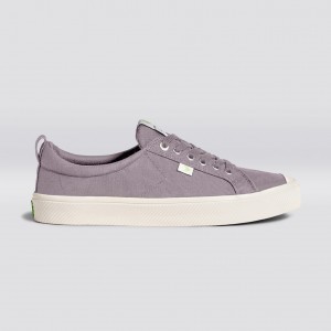 Men Cariuma Low Top Canvas Vegan OCA LOW Grey | 603845-COQ