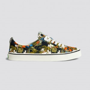 Women Cariuma Low Top Canvas Vegan OCA LOW Tropical Forest | 035287-REI