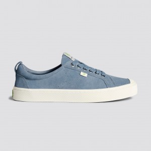 Women Cariuma Low Top Suede OCA LOW Blue Mirage | 431528-YXL