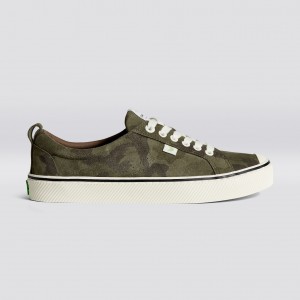 Women Cariuma Low Top Suede OCA LOW Camouflage | 540781-ONY