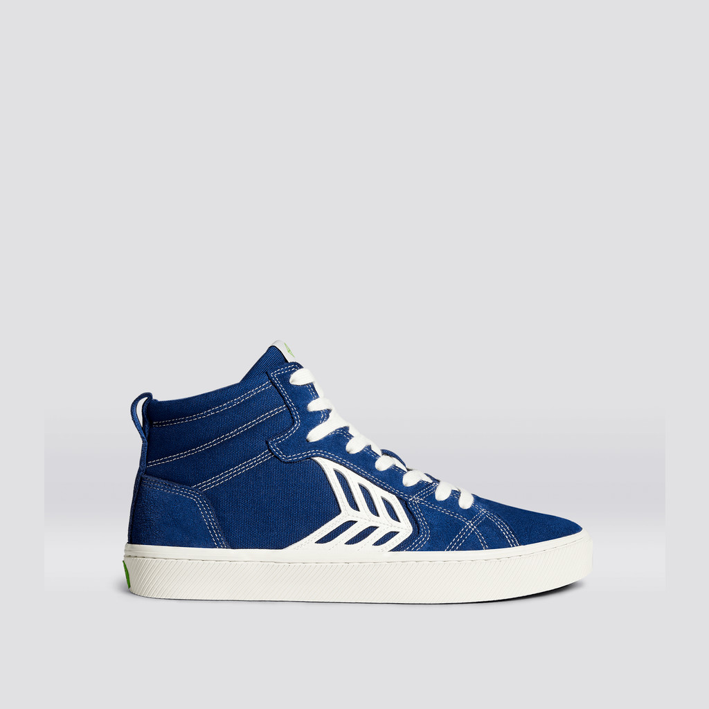 Men Cariuma High Top Canvas CATIBA PRO Blue Contrast / Ivory | 438260-SYG