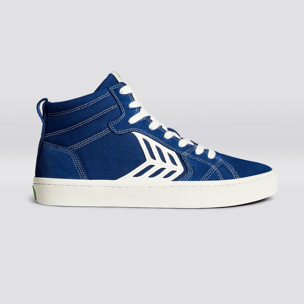 Men Cariuma High Top Canvas CATIBA PRO Blue Contrast / Ivory | 438260-SYG