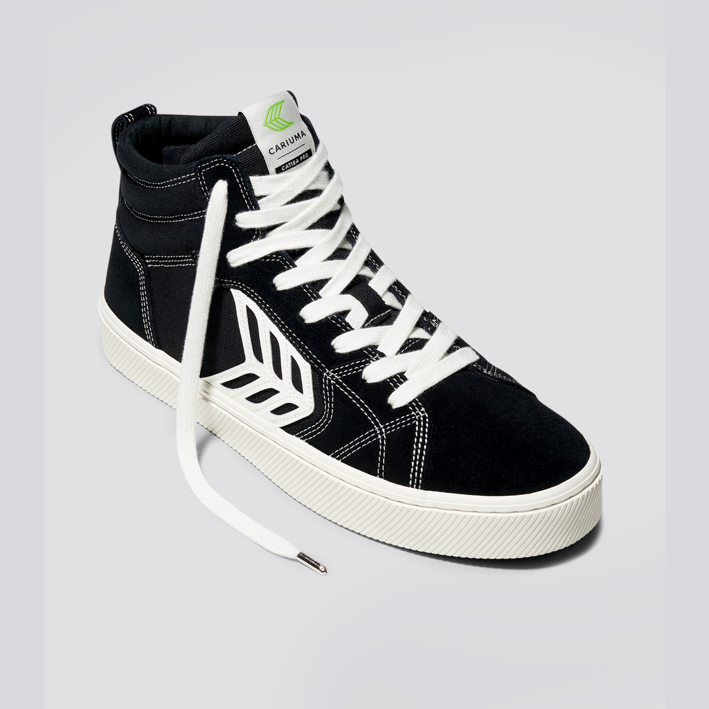 Men Cariuma High Top Canvas CATIBA PRO Black Contrast / Ivory | 026719-NVF