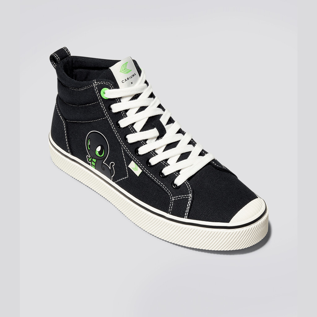 Men Cariuma High Top Canvas Vegan OCA HIGH High Black | 650492-HKG