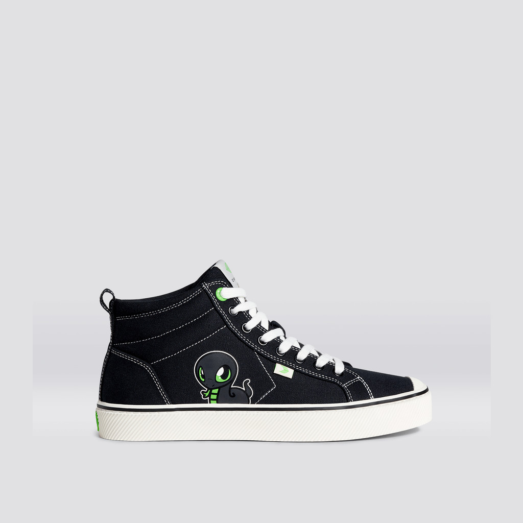 Men Cariuma High Top Canvas Vegan OCA HIGH High Black | 650492-HKG