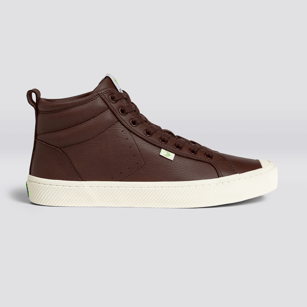 Men Cariuma High Top Premium Leather OCA HIGH Brown | 185702-OMU