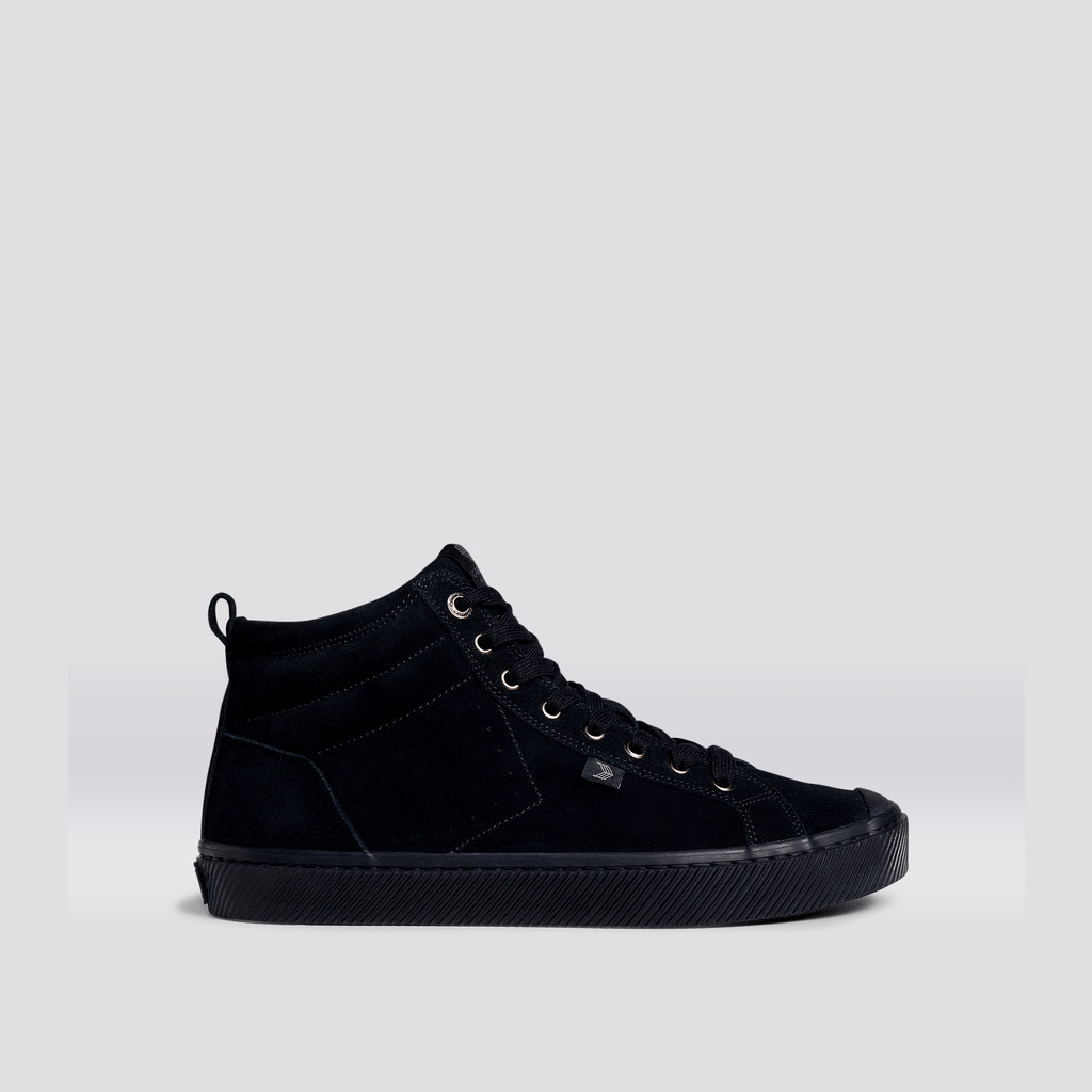 Men Cariuma High Top Suede OCA HIGH Black | 592068-UDL