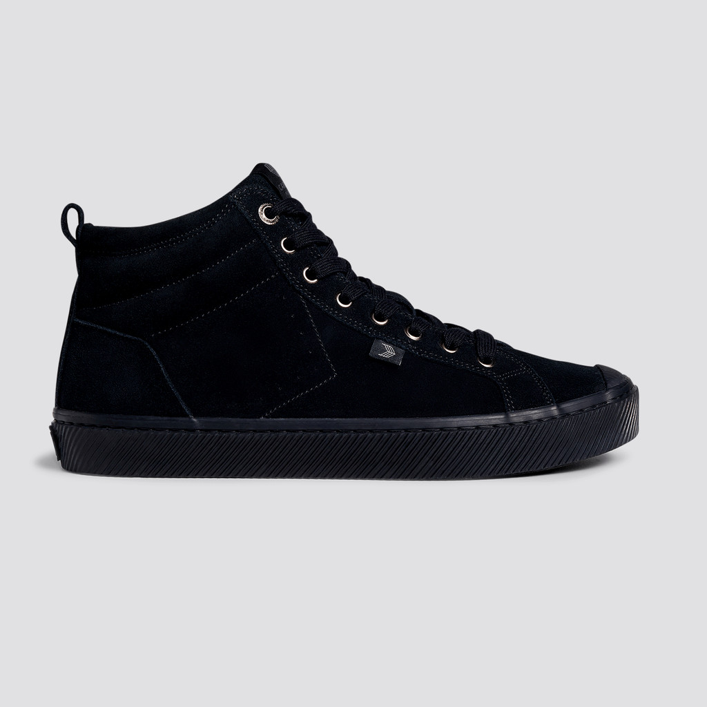 Men Cariuma High Top Suede OCA HIGH Black | 592068-UDL