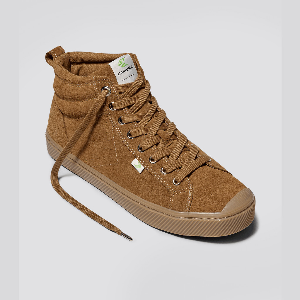 Men Cariuma High Top Suede OCA HIGH Camel | 102456-EYK