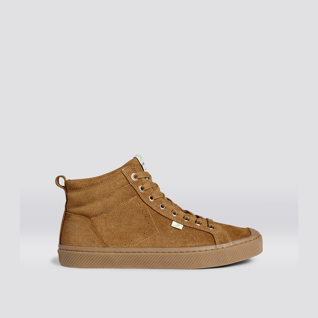 Men Cariuma High Top Suede OCA HIGH Camel | 102456-EYK