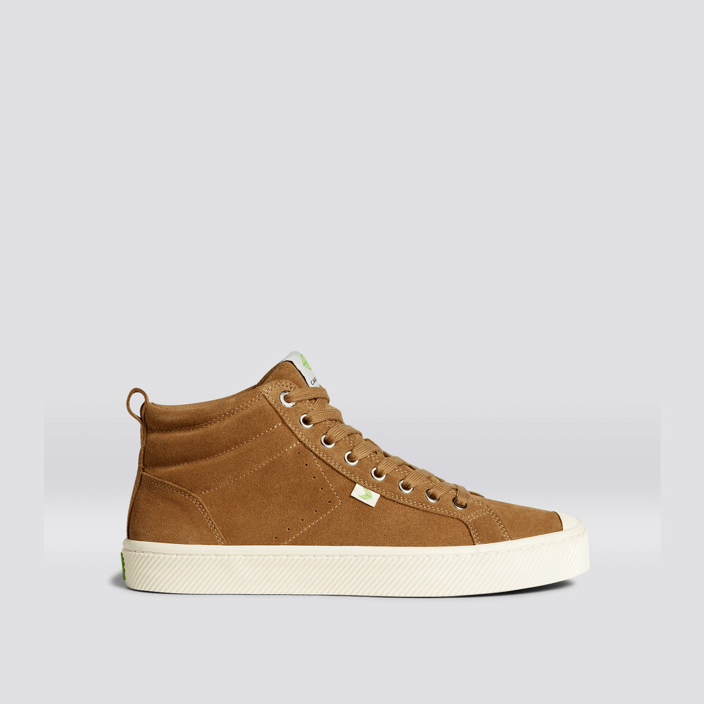 Men Cariuma High Top Suede OCA HIGH Camel | 924675-KWY