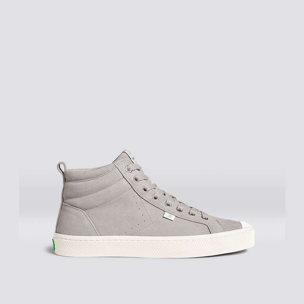 Men Cariuma High Top Suede OCA HIGH Cloud Grey | 860741-CFH