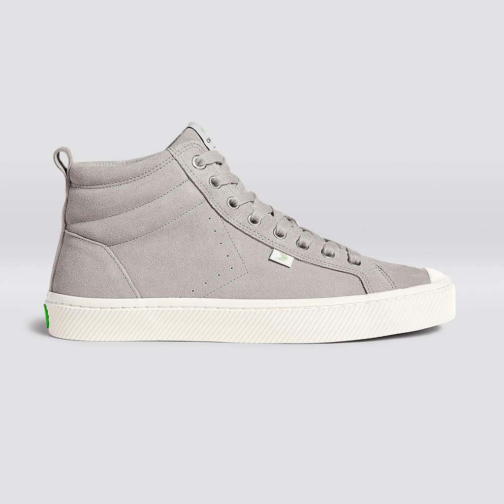 Men Cariuma High Top Suede OCA HIGH Cloud Grey | 860741-CFH