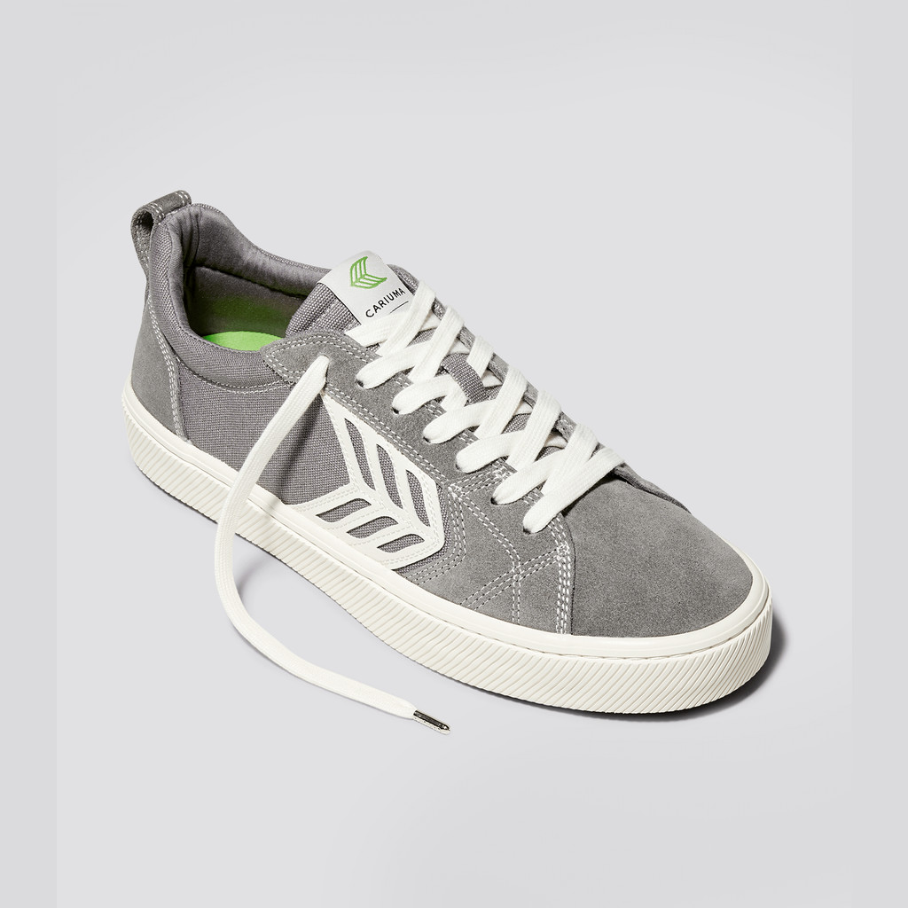 Men Cariuma Low Top Canvas CATIBA PRO Grey Contrast / Ivory | 285746-ZMB