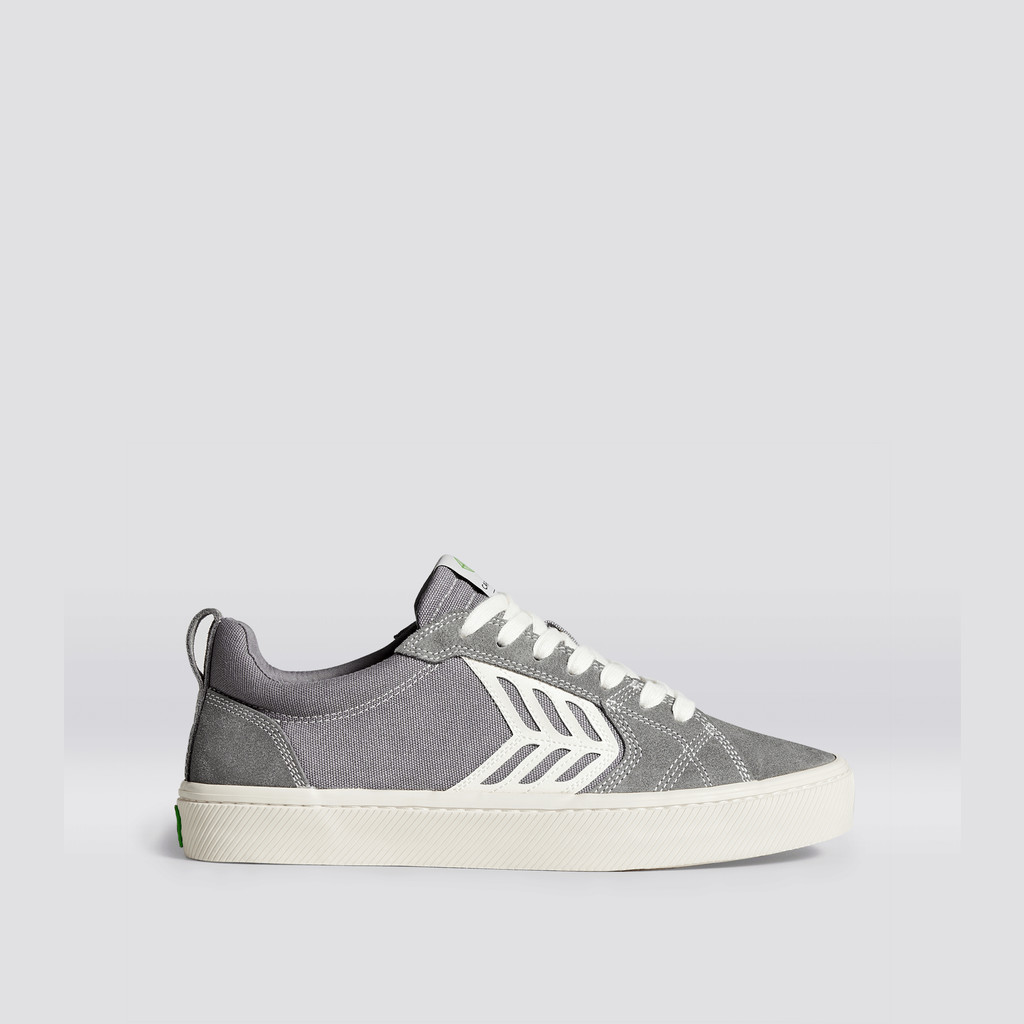 Men Cariuma Low Top Canvas CATIBA PRO Grey Contrast / Ivory | 285746-ZMB