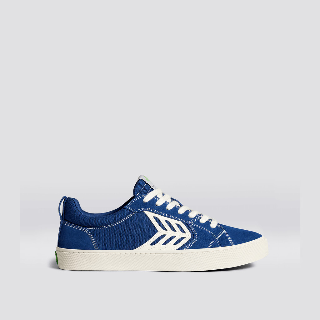 Men Cariuma Low Top Canvas Vegan CATIBA PRO Blue Contrast / Ivory | 103759-HIJ