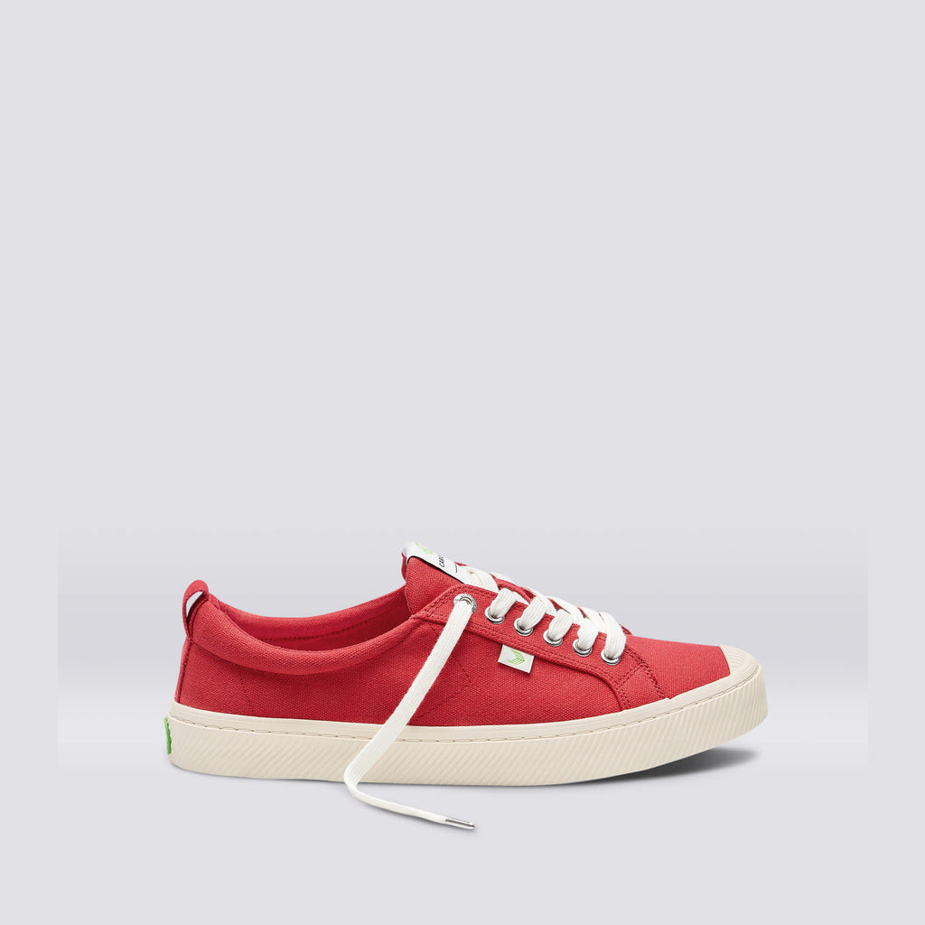 Men Cariuma Low Top Canvas Vegan OCA LOW Red | 897124-LXC