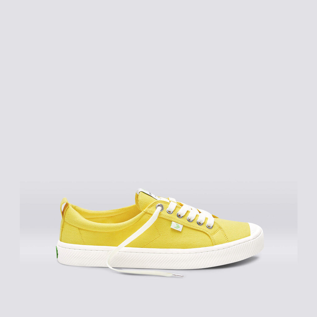 Men Cariuma Low Top Canvas Vegan OCA LOW Yellow | 568291-TNY