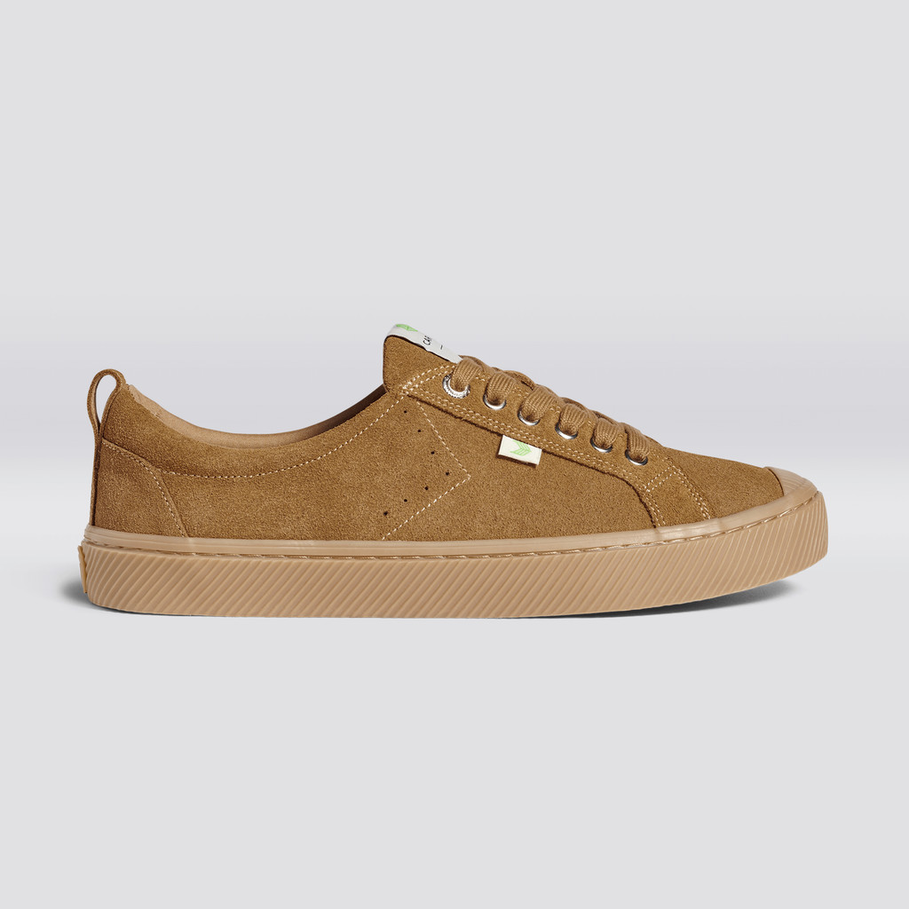 Men Cariuma Low Top Suede OCA LOW All Camel | 365184-PWN