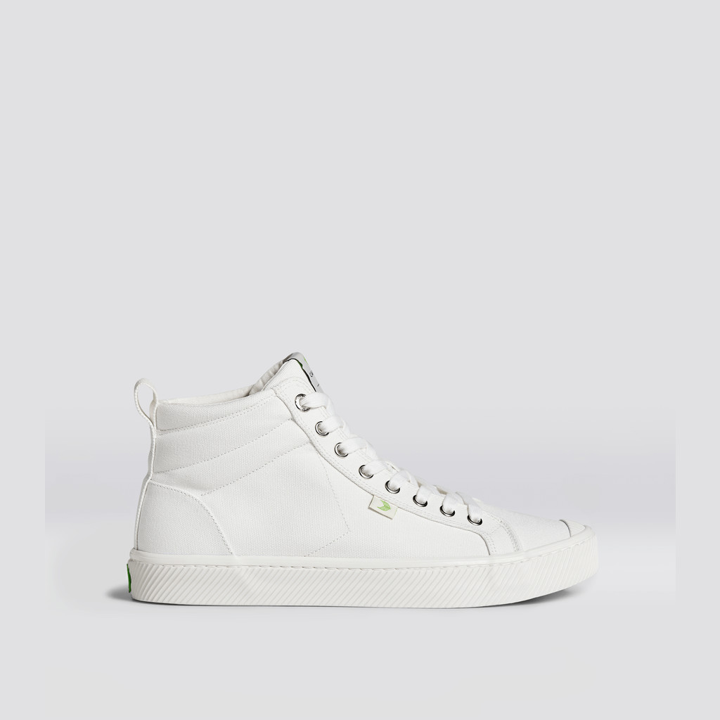 Women Cariuma High Top Canvas Vegan OCA HIGH Off-White | 305712-PHT