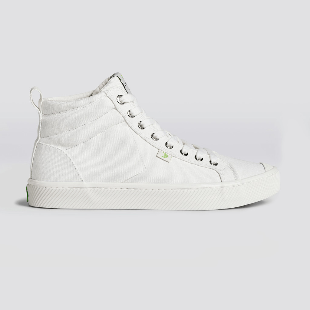 Women Cariuma High Top Canvas Vegan OCA HIGH Off-White | 305712-PHT