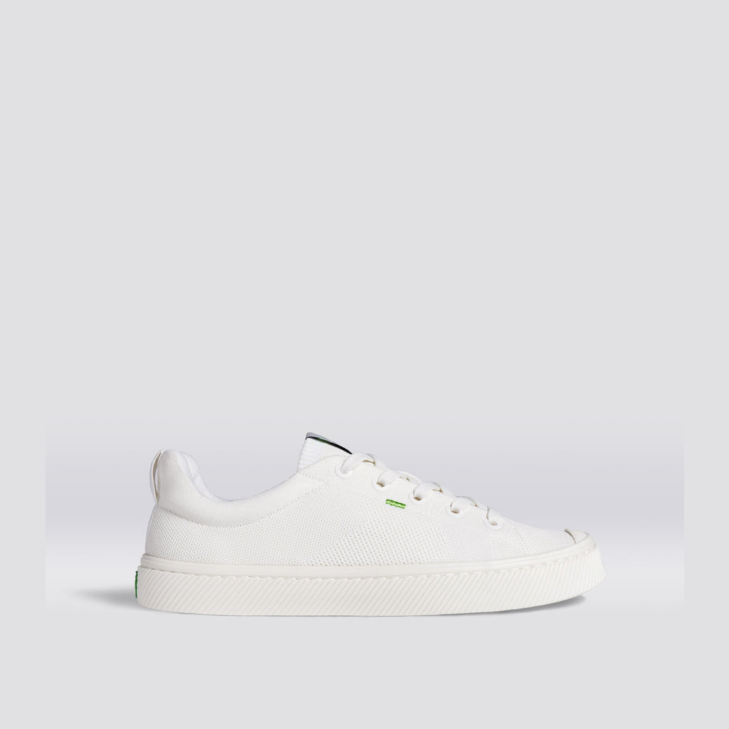 Women Cariuma Low Top Bamboo Weave Knit IBI Off-White | 271806-MDV