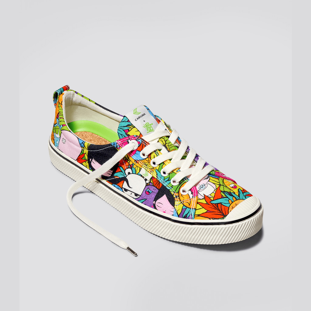 Women Cariuma Low Top Canvas OCA LOW OCA Low Toz Print | 542170-LXK