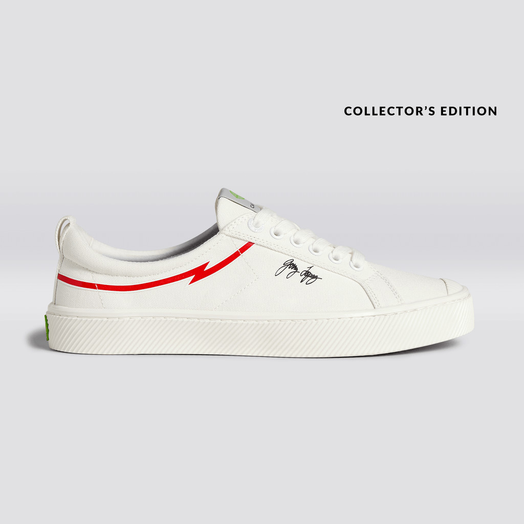 Women Cariuma Low Top Canvas Vegan OCA LOW Off-White | 621970-JKS