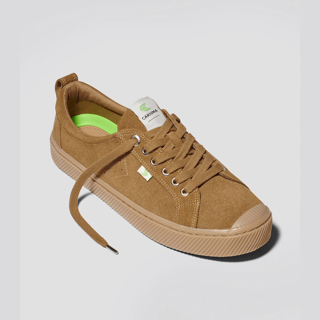 Women Cariuma Low Top Suede OCA LOW All Camel | 985723-TBC