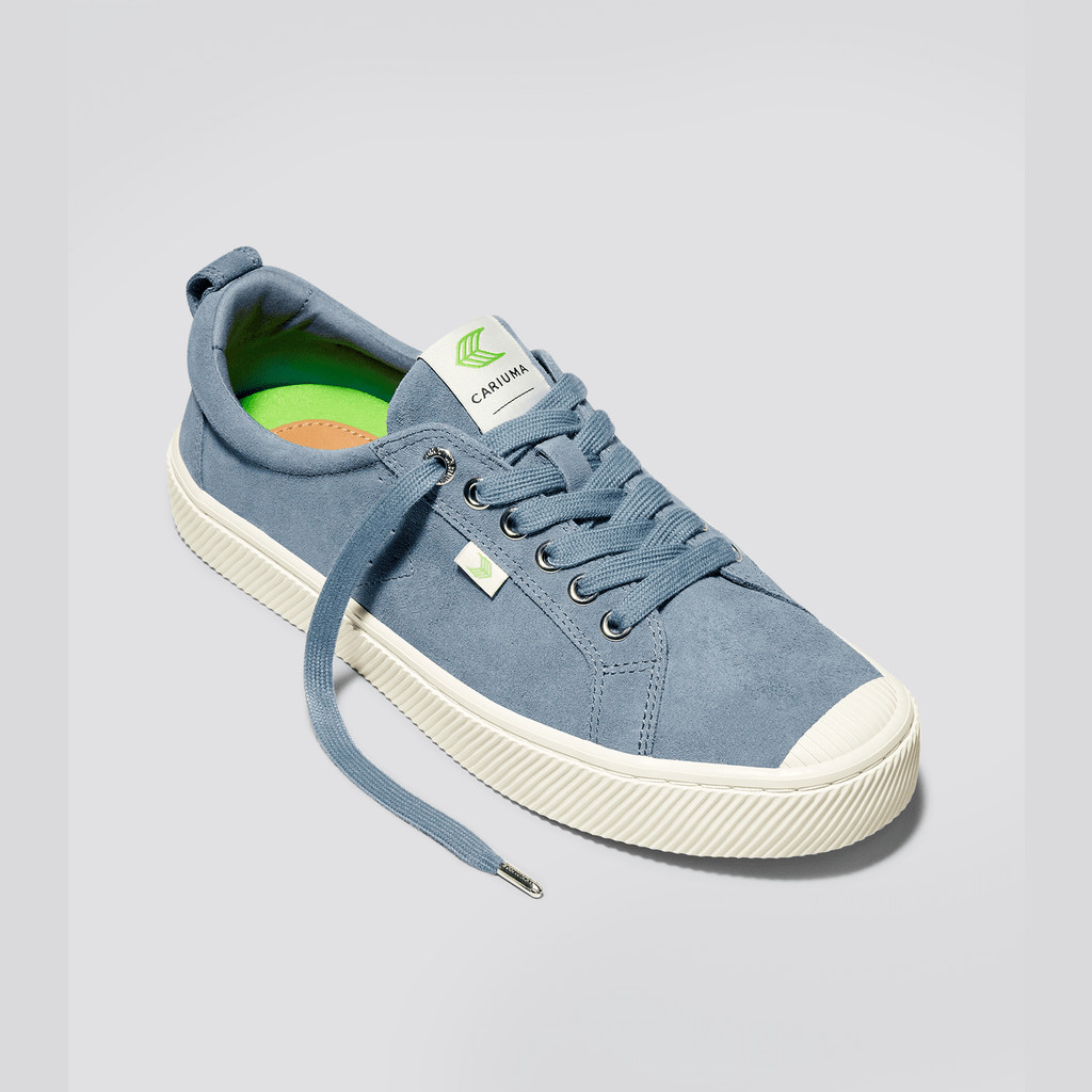 Women Cariuma Low Top Suede OCA LOW Blue Mirage | 431528-YXL