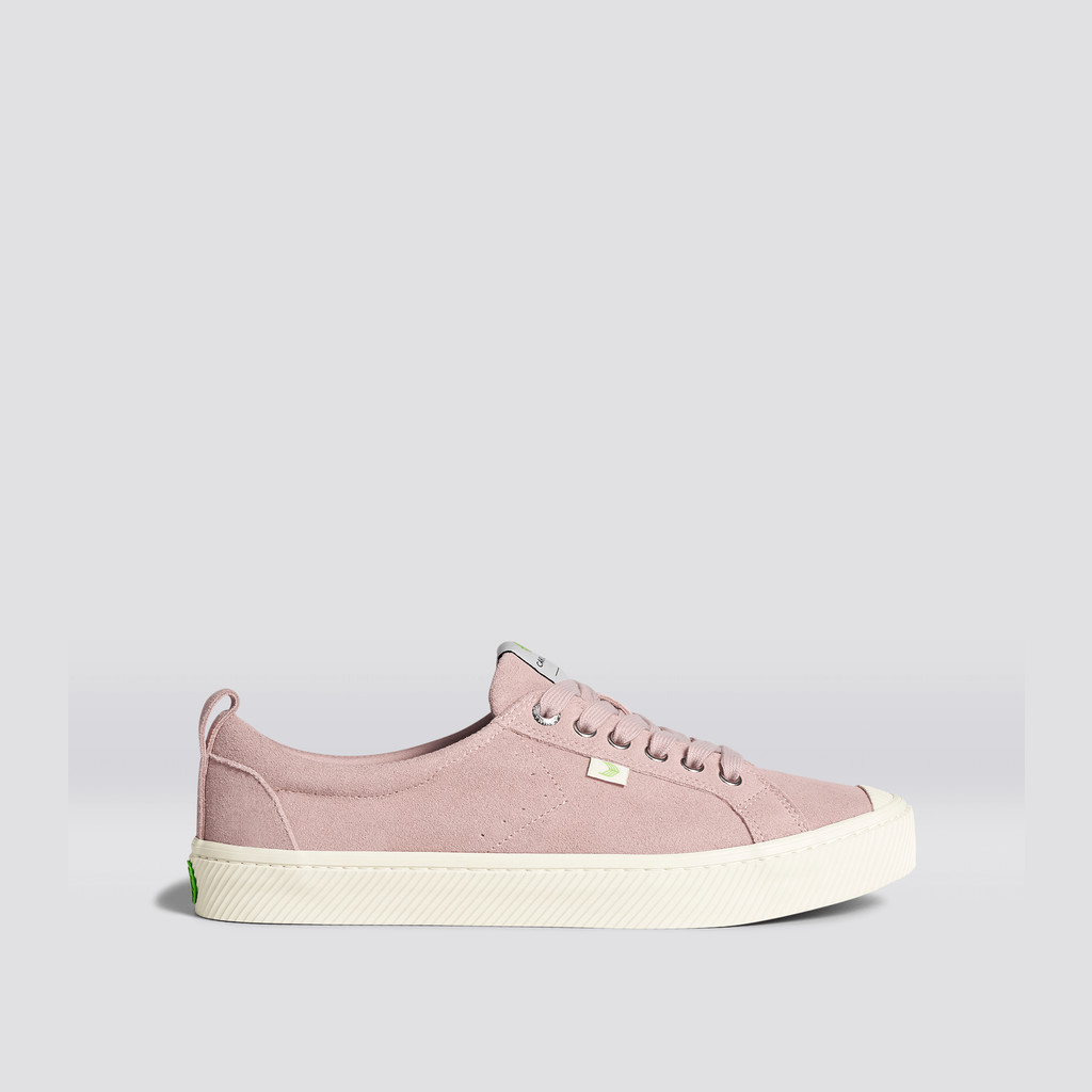 Women Cariuma Low Top Suede OCA LOW Rose Red | 356829-YUV